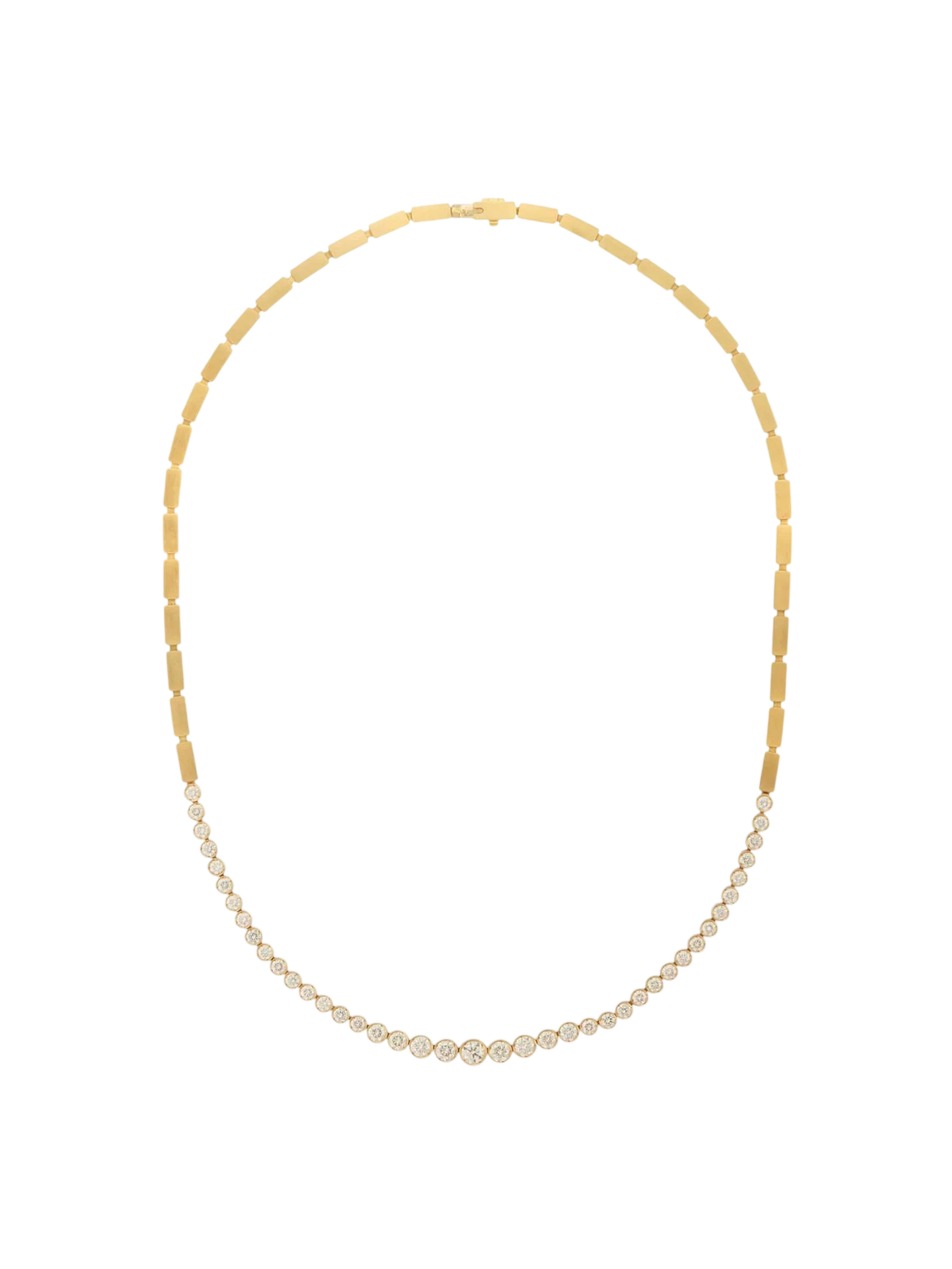 River Necklace With Diamonds
